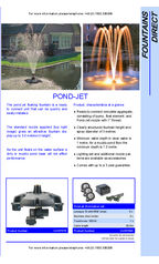 Pond jet floating fountain