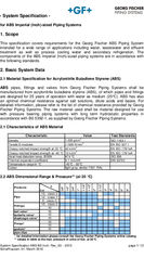 System Specification - ABS BS Inch