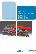 Type 546 manual and actuated ball valves