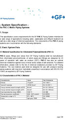 PVC-C metric system specification