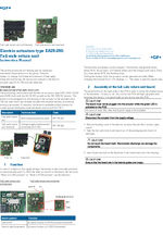 EA25-250 electric actuators - instruction manual