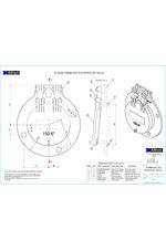 Althon 150mm ductile iron flap valve datasheet