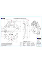Althon 200mm ductile iron flap valve datasheet