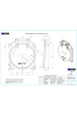 Althon 300mm ductile iron flap valve datasheet