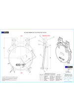 Althon 400mm ductile iron flap valve datasheet