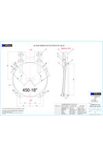 Althon 450mm ductile iron flap valve datasheet