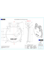 Althon 500mm ductile iron flap valve datasheet