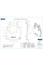 Althon 600mm ductile iron flap valve datasheet