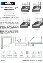 RSFA18B Left Hand Angled Datasheet and Installation Guide & Installation Guide