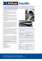 Wastop Inline Non Return Valves