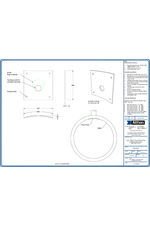 Galvanised steel orifice plates - curved