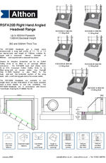 RSFA20B Right Hand Angled Datasheet and Installation Guide