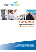 Choosing the right geocell - 7 key factors