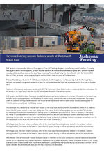 Jacksons fencing secures defence assets at Portsmouth naval base