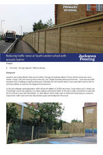 Case study: Ilderton Primary School noise barrier