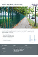 Barbican Imperial A1 (SR1) spec sheet