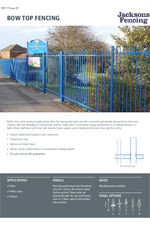 Bow top fencing spec sheet
