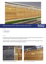 High security perimeter solution for urban data centre