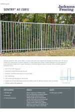 Sentry A1 (SR1) spec sheet
