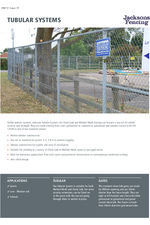 Tubular Systems for Chain Link and Welded Mesh fencing spec sheet