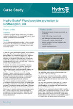 Hydro-Brake® - Weedon Dam Flood Alleviation Scheme Case Study