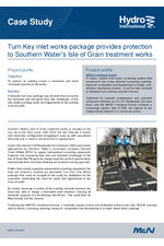 Inlet works package protects Southern Water's Isle of Grain treatment works