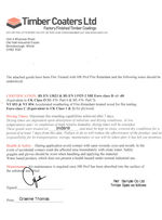 Sample fire treatment certificate - WoodBlocX
