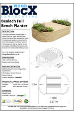 Bealach full bench planter