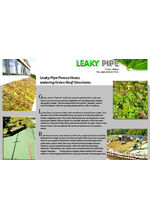 Leaky Pipe for green roofs