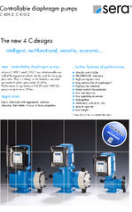 C409.2/C410.2 controllable diaphragm pumps