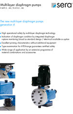 R409.2ML/R410.2ML multilayer diaphragm pumps