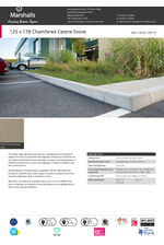 125 x 178 Chamfered Centre Stone datasheet