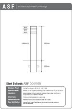 ASF 004/168 Steel Bollard