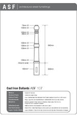 ASF 107 Recycled Cast Iron Bollard