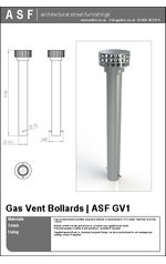 ASF GV1 Gas Venting BOllard