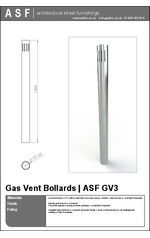 ASF Gv3 Gas Vent Bollard