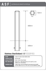 ASF 5007 316 Bollard