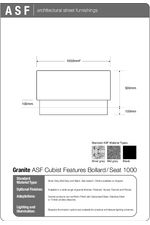 ASF Cubist Bollard Seat
