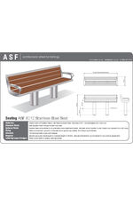 ASF 6012 stainless steel seat