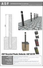 ASF 901RP Recycled Plastic Bollard