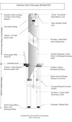 ASF SS5 (651) telescopic bollard
