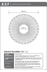 ASF 333 Cast Iron Tree Grilles
