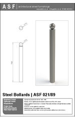 ASF 021 89 Steel Bollard