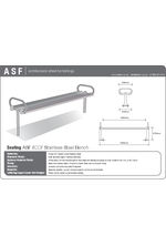 ASF 6007 Stainless Steel Bench