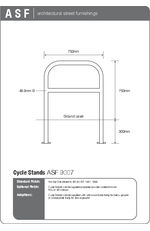 ASF 9007 Steel Cycle Stand