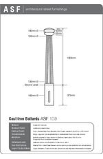 ASF 109 Recycled Cast Iron Bollard