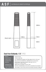ASF 110 Cast Iron Bollards