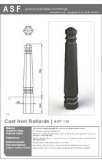 ASF 126 Cast Iron Bollard