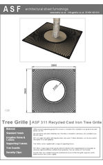 ASF 311 Cast Iron Tree Grille