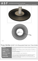 ASF 314 Cast Iron Tree Grille